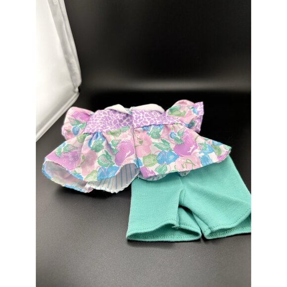 Vtg 1990 Hasbro Cabbage Patch Kids Doll Pretty Crimp N Curl Dress Shorts - Picture 3 of 7